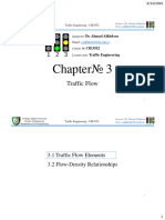 Chapter№ 3  Traffic Flow 2024