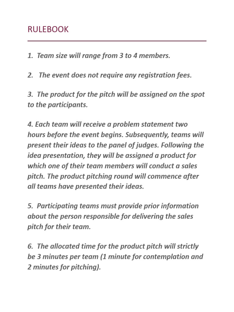 Rule Book PDF