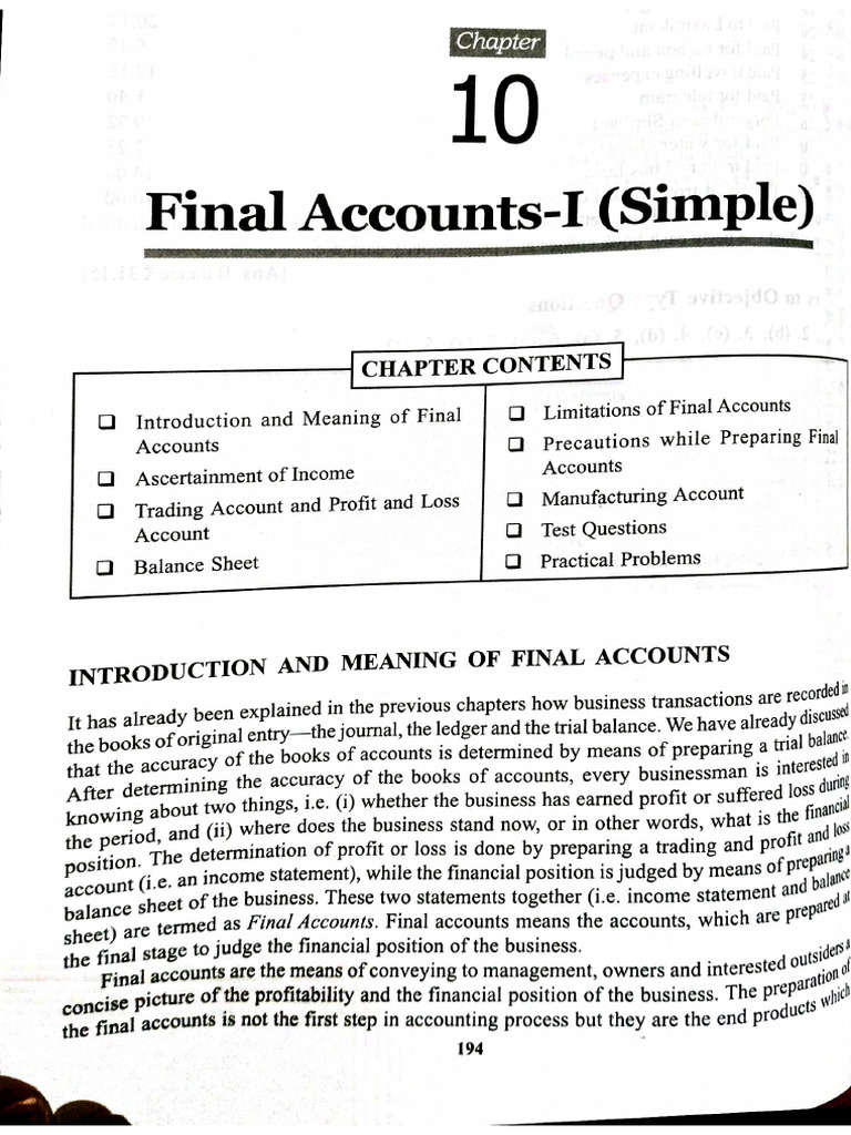 Accounts | PDF