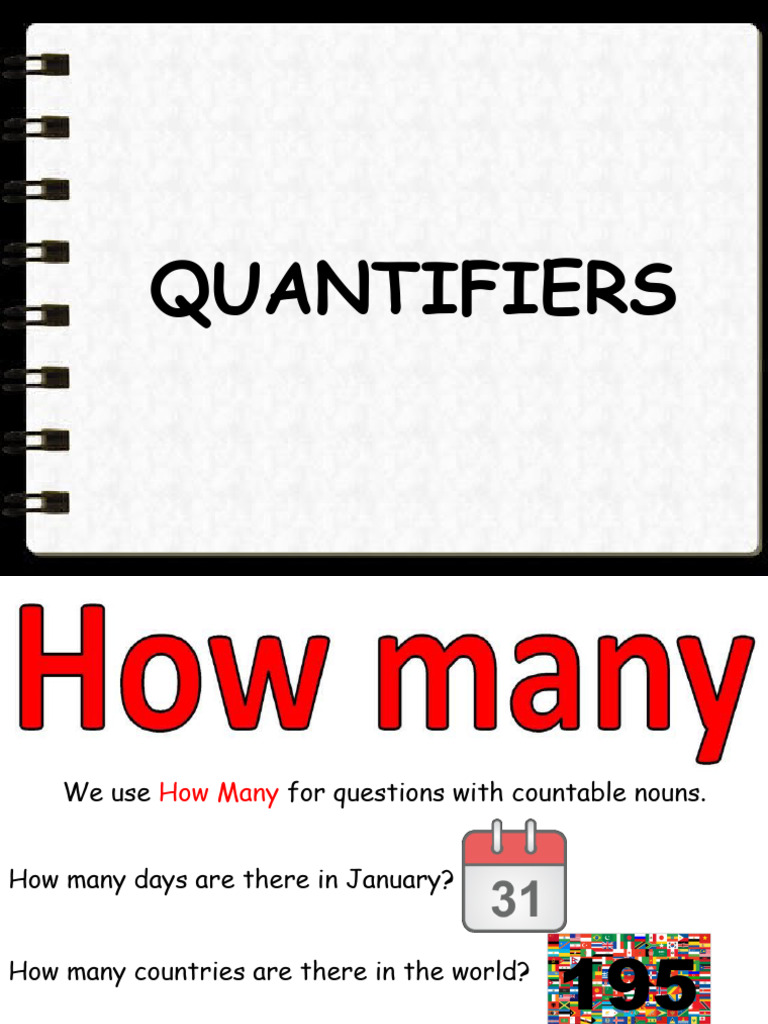 English Quantifiers Guide | PDF