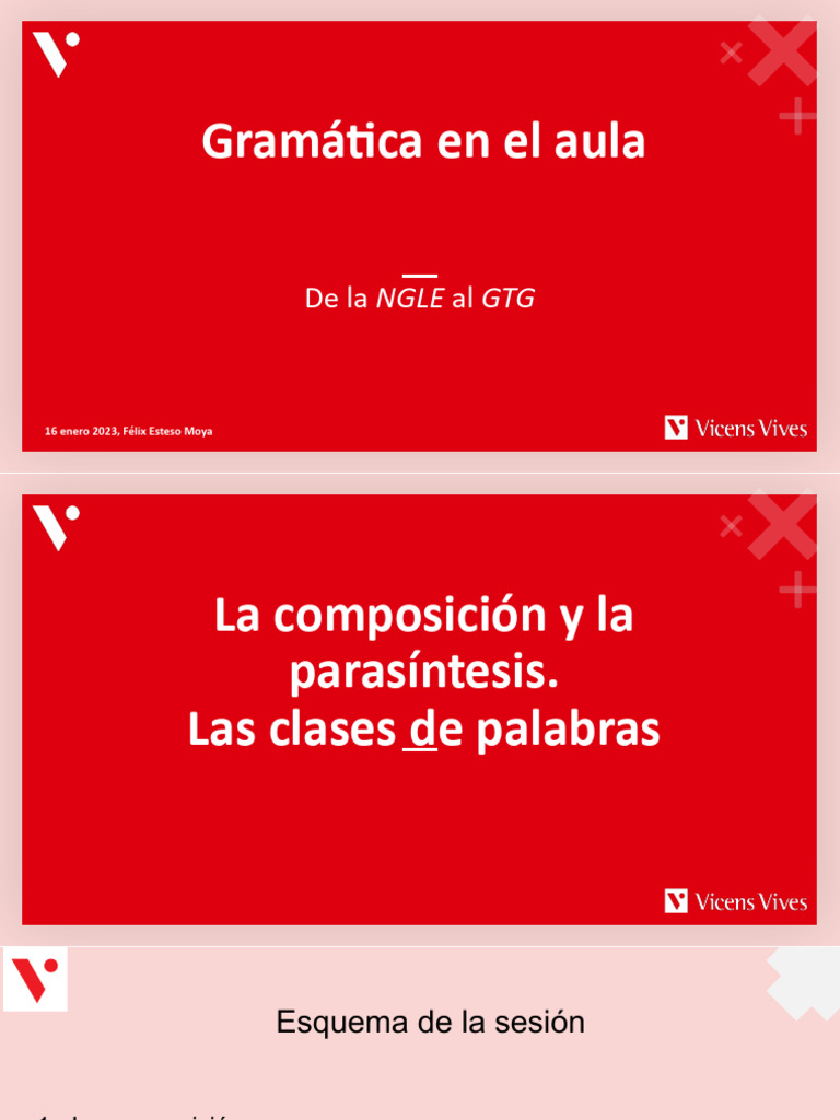 Gramática en el Aula: Composición y Parasíntesis | PDF | Sintaxis ...