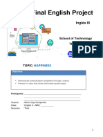 Final English Project - Guidelines - INGLES III