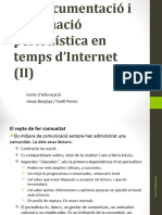 La Documentaciã I La Informaciã en Temps Dinternet (II)