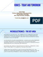 Microelectronics - Today and Tomorrow