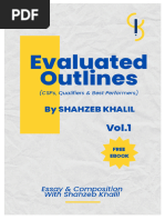 Evaluated Outlines by Shahzeb Khalil Free Ebook