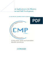 Applying Work Permits From The MoLSD - COWASH IV