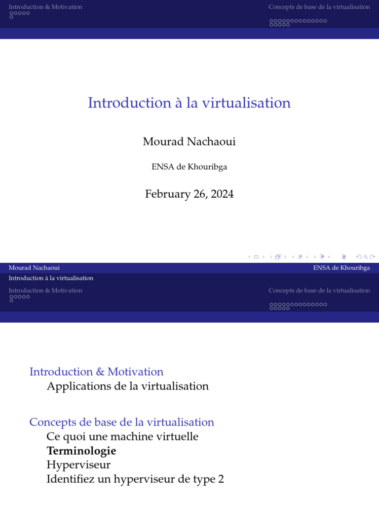 Introduction à la virtualisation | PDF | Virtualisation | Machine virtuelle