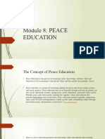 Module 8 Peace Education