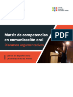 Matriz Productos Argumentativos