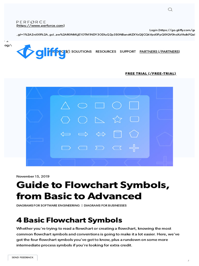 Guide to Flowchart Symbols, from Basic to Advanced _ Gliffy | Download ...