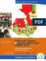 Indice Estado Educativo Municipal (Guatemala 2005)