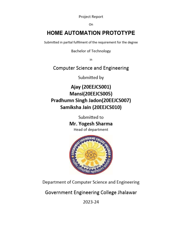 Home Automation | PDF | Internet Of Things | Wi Fi
