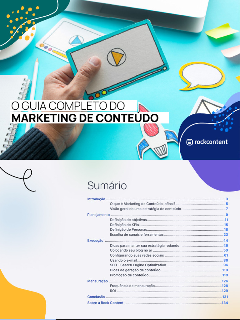 Guia Completo de Marketing de Conteúdo | PDF | Indicador de desempenho ...