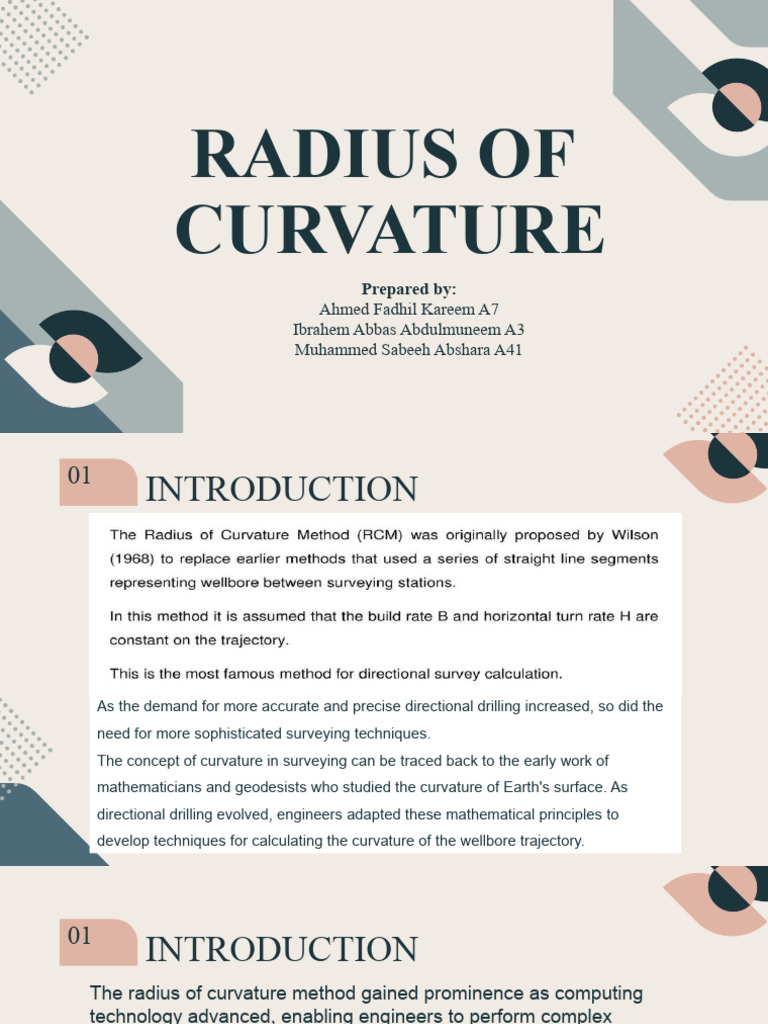 Radius of Curvature in Directional Drilling | PDF | Surveying | Curvature