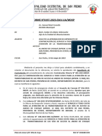 Informe N°0197 - Solicito La Aprobacion de Expediente de Contratación Del Servicio A Todo Costo para La Atención Del Transitabilidad
