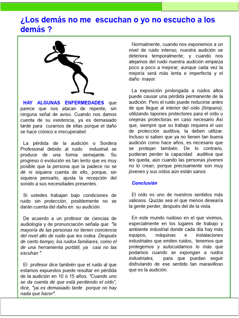 27-06-2022 Los Demas No Me Escuchan o Yo No Escucho A Los Demas | PDF ...