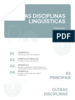 As Disciplinas Lingã Ã Sticas