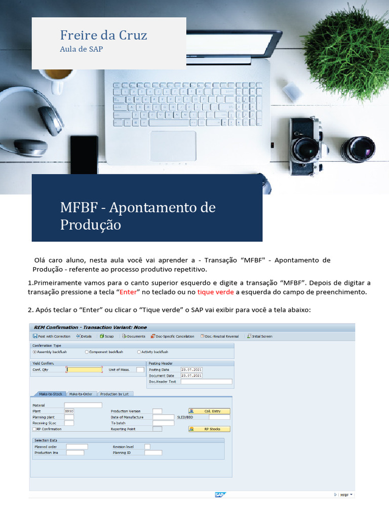 MFBF - Apontamento de Produção | PDF