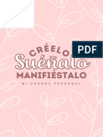 Agenda Personal de Notas Sencilla Rosa