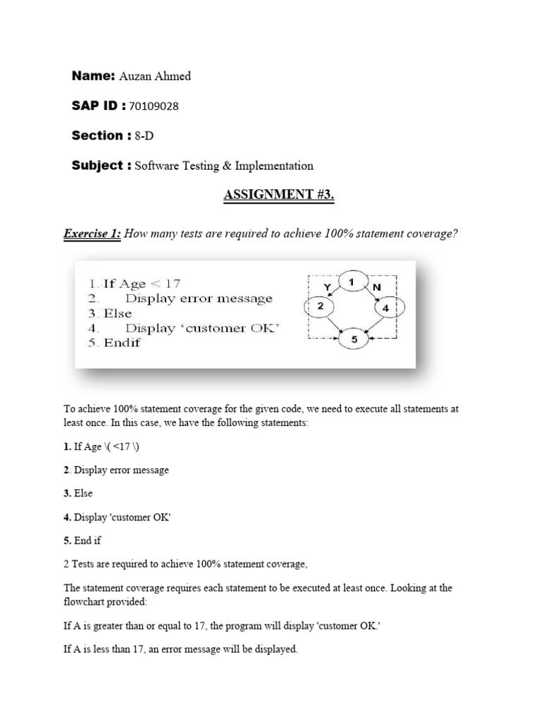 Assignment #3 ST (70109028) | PDF