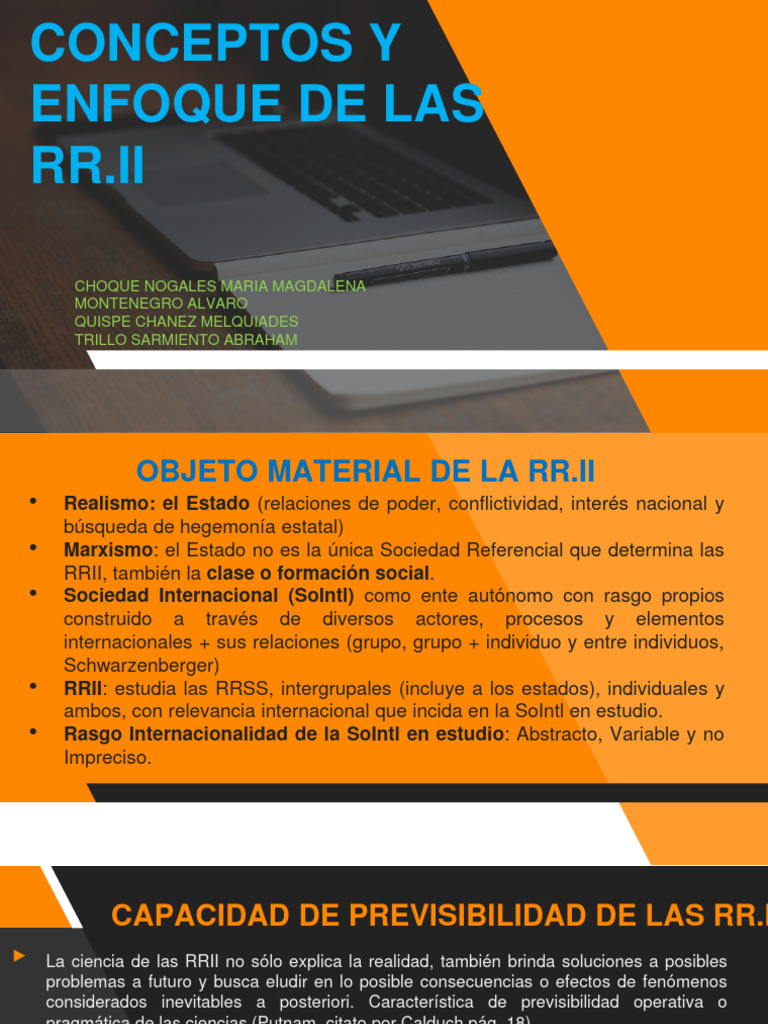 Teorías y Enfoques en RRII | PDF | Relaciones Internacionales ...
