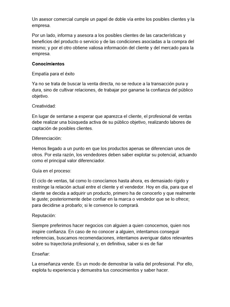 Claves del Éxito en Ventas Consultivas | PDF | Business | Cliente