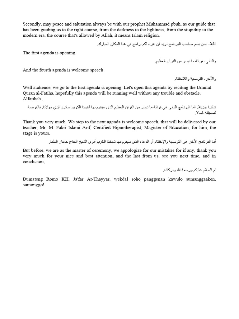 Mc Welcome New Students Pdf