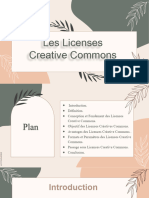 Les Licenses Creative Commons