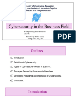 Presentation About Cybersecurity