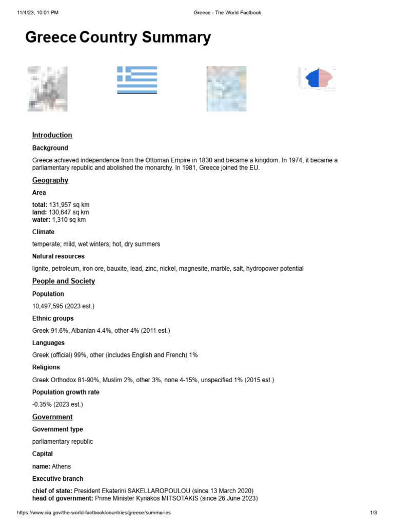 Greece the world factbook pdf greece petroleum