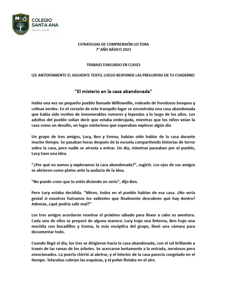 Estrategias De Comprensión Lectora 7 Pdf