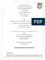 Reporte de La 3° Jornada de Observación - Dessiret Hernández