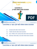 CHƯƠNG 4- TẠO LẬP MÔ HÌNH KINH DOANH