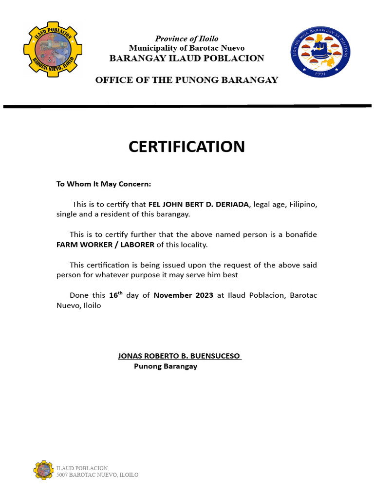 CERTIFICATION Localy | PDF