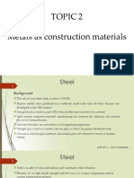 CEE 3111 Topic 2 - Metals As Construction Materials