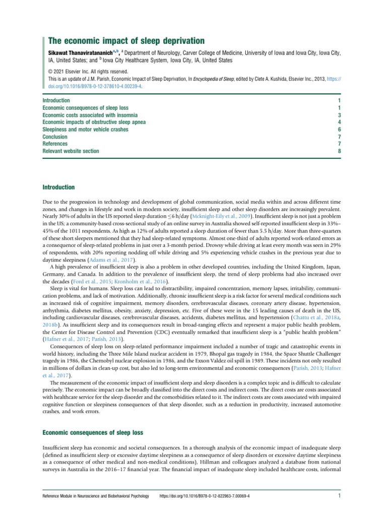 Capitalism’s effect on sleep quality