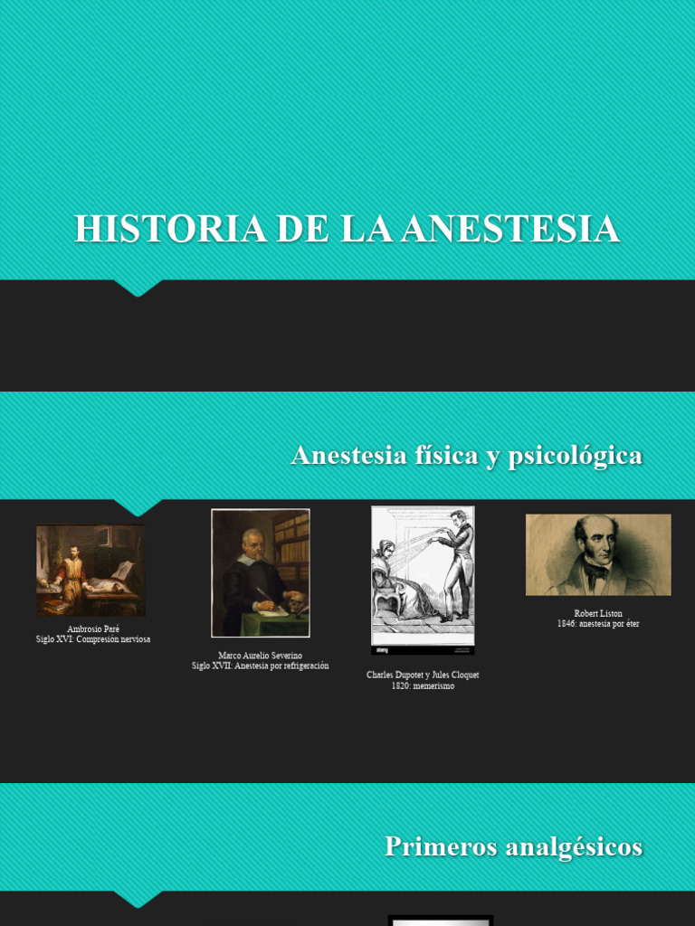 La Anestesia Historia _ Qui A Inventé L’Anesthésie – JLGNY