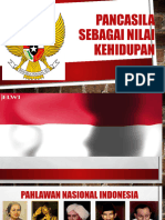 Pancasila Sebagai Nilai Kehidupan