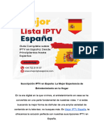 Suscripción IPTV en España