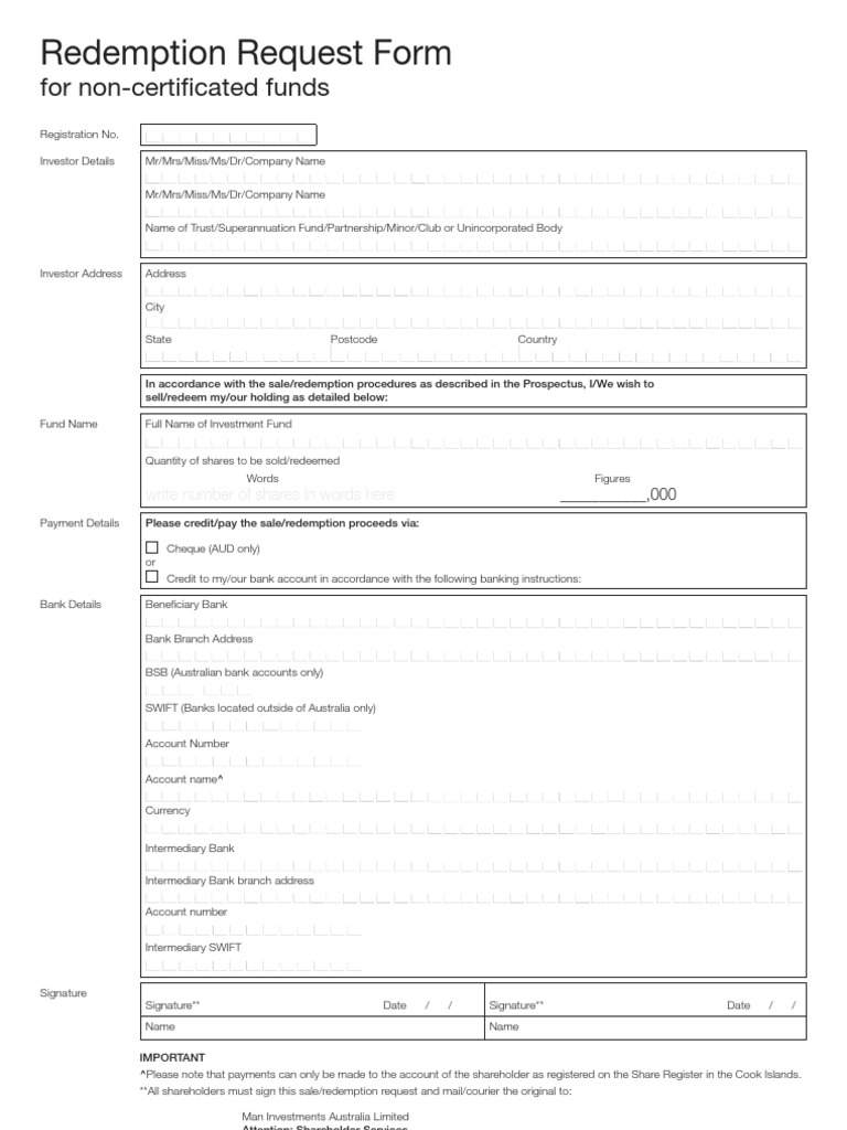 non-certificated-funds-redemption-form-pdf-banks-banking
