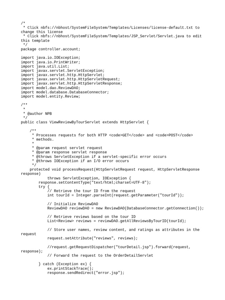 view-review-by-tour-servlet-pdf-software-development-computing