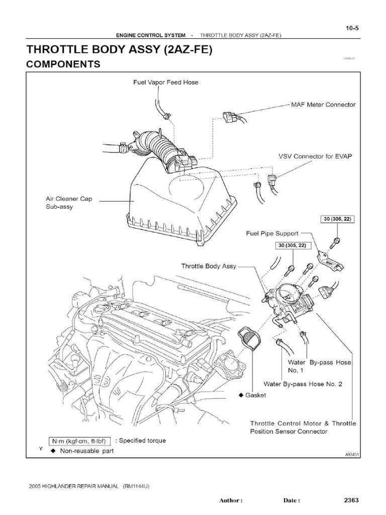 2001 2007 highlander engine control system pdf