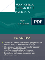 DEWAN KERJA PENEGAK DAN PANDEGA