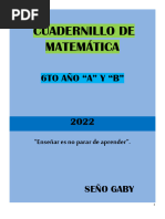 Dfcuadernillo de Matemática 6to.2022