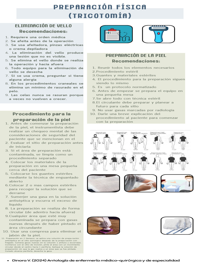 Procedimiento de Tricotomía Quirúrgica | PDF
