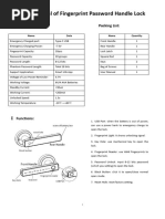 Smart Lock Operation Manual | PDF | Password | Computing