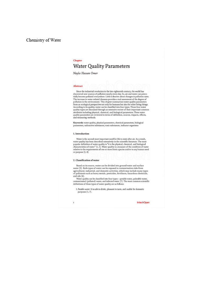 ChemistryofWater PDF