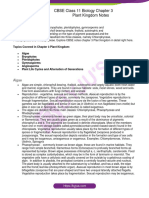 CBSE Class 11 Biology Chapter 3 Plant Kingdom Notes