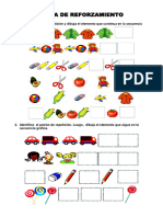 FICHA DE REFORZAMIENTO Matemática Primaria