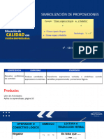 SCV 2-ARITMETICA 3° SEC-BIM1-Simbolización de Proposiciones